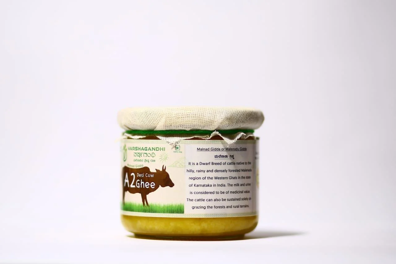 Malnad Gidda Desi Cow Ghee (300ml)