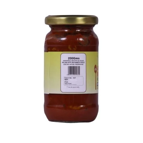 Malnad Appe Midi Mango Pickle - 200 g (100% Natural, No Preservatives, No Oil) Pack Of 2 - Image 3