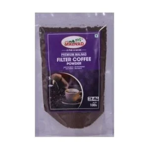 Malnad Filter Coffee Powder - 100 g (No Preservatives, 100% Natural)