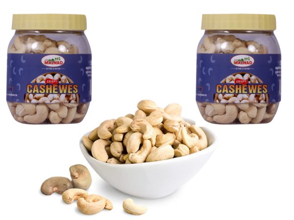 Malnad Cashew Nut - 250 g (100% Natural, No Preservatives) Pack of 2