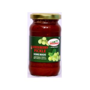 Malnad Goosberry Pickle | Tender Gooseberry Pickle | Product from Just Malnad | 100% Pure & Natural | Glass Jar| 200gm