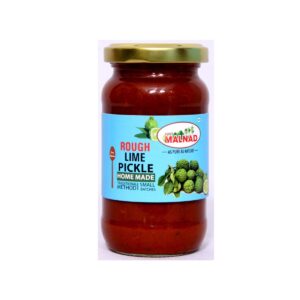 Malnad Rough Lime Pickle | Tender Rough Lime Pickle | Product from Just Malnad | 100% Pure & Natural | Glass Jar | 200gm