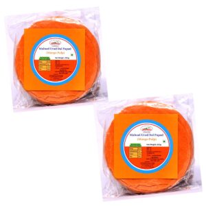 MALNAD URAD-DAL PAPAD WITH MANGO PULP | FROM JUST MALNAD | 100% PURE & NATURAL | PACK OF 2