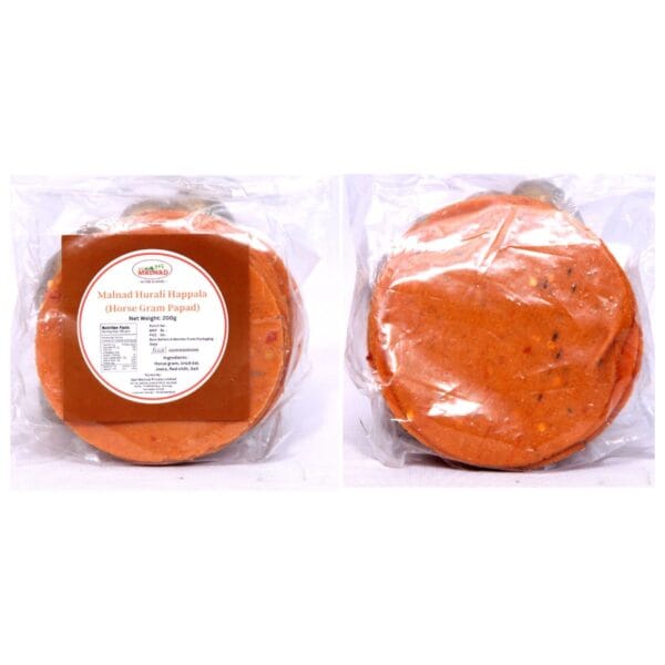 Malnad Horsegram Papad (Hurali Happala - 200 g (No Preservatives, 100% Natural)