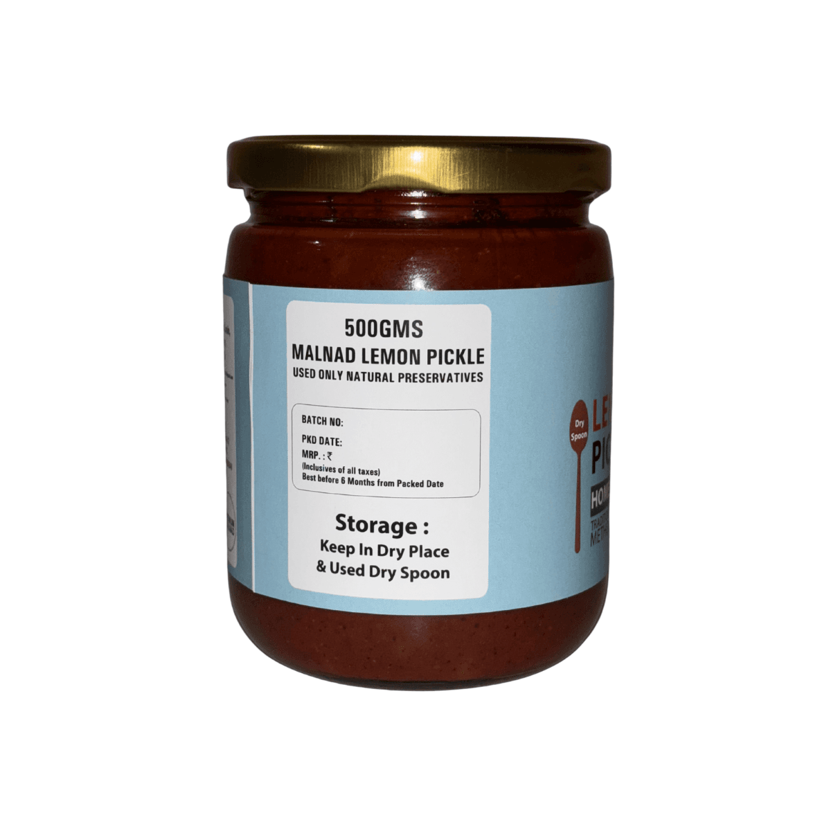 Malnad Lemon Pickle | Tender Lemon Pickle | Product fromMalnad Flavors | 100% Pure & Natural | Glass Jar | 500gm | Glass Jar - Image 3