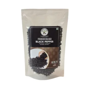 Premium Malnad Black Pepper | 100 g | (100% Natural, No Preservatives) | From Malnad Flavors