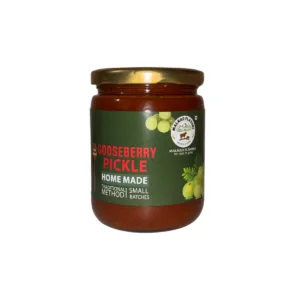 Malnad Goosberry Pickle | Tender Gooseberry Pickle | Product from Just Malnad | 100% Pure & Natural | Glass Jar| 500gm