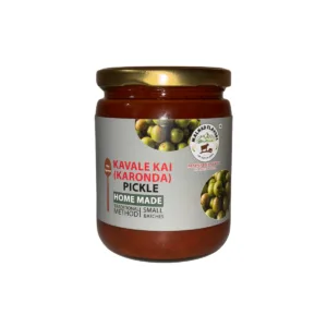 Malnad Kavale Kai (Karonda) Pickle | Tender Kavale Kai Pickle | Product from Just Malnad | 100% Pure & Natural | Glass Jar | 500gm
