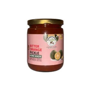 Malnad Bitter Orange Pickle | Tender Bitter Orange Pickle | Product from Just Malnad | 100% Pure & Natural | Glass Jar | 500gm