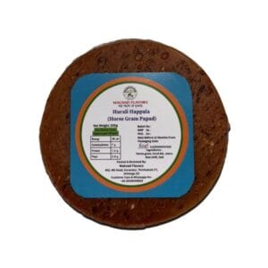 Malnad Horsegram Papad (Hurali Happala) 200 g (No Preservatives, 100% Natural)